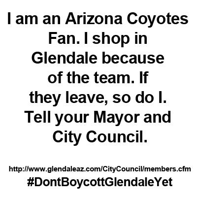 Temporary Truce for Glendale Boycott